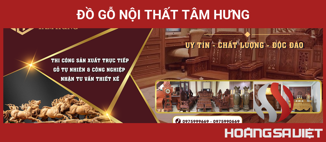 Đồ Gỗ Nội Thất Tâm Hưng Đồ Gỗ Nội Thất Tâm Hưng
