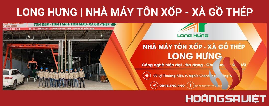 Long Hưng | Nhà Máy TÔN XỐP - Xà Gồ THÉP Long Hưng | Nhà Máy TÔN XỐP - Xà Gồ THÉP
