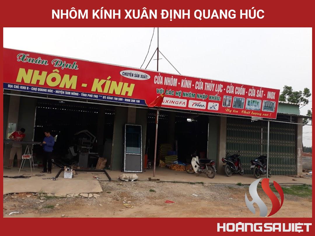 Nhôm Kính Xuân Định Quang Húc Nhôm Kính Xuân Định Quang Húc