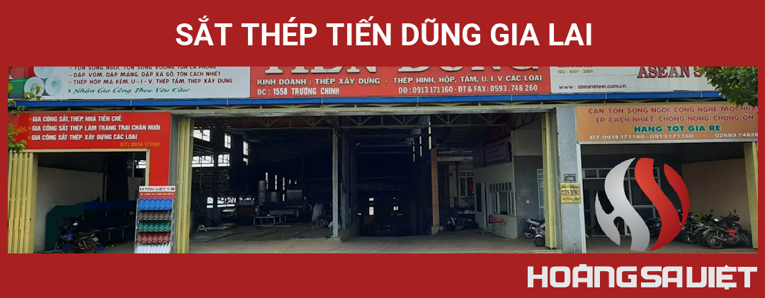 SẮT THÉP TIẾN DŨNG GIA LAI SẮT THÉP TIẾN DŨNG GIA LAI
