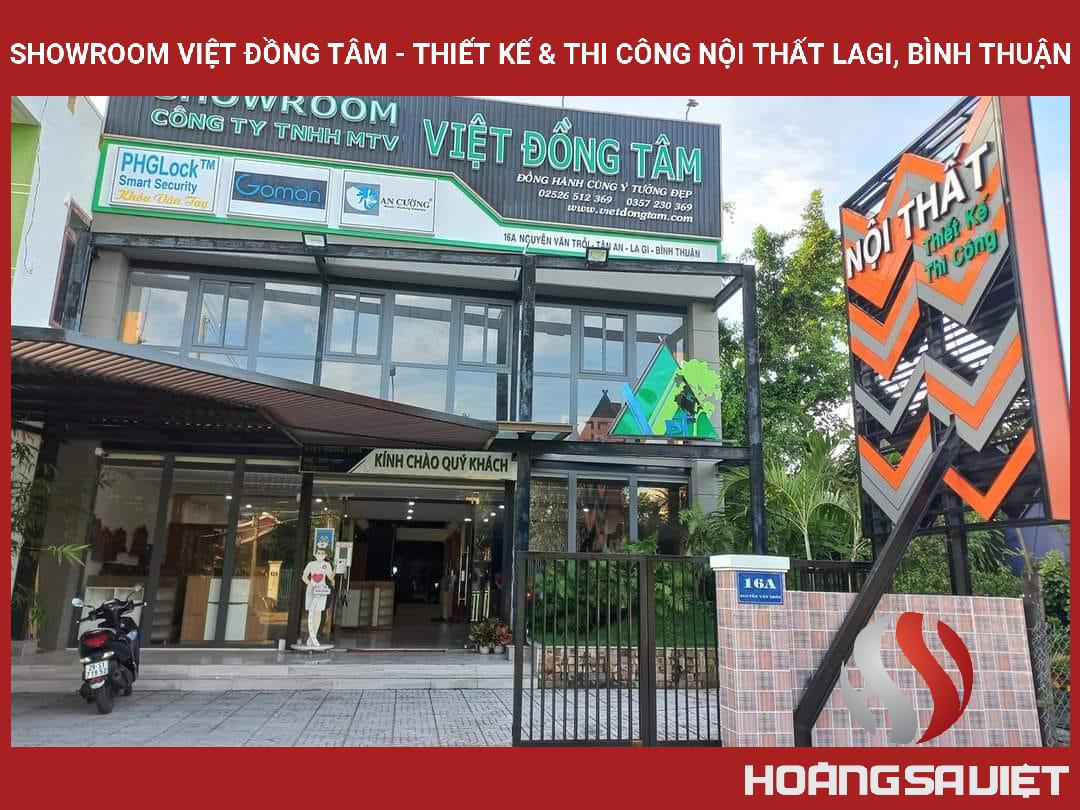 SHOWROOM VIỆT ĐỒNG TÂM - Thiết Kế & Thi Công Nội Thất LaGi, Bình Thuận SHOWROOM VIỆT ĐỒNG TÂM - Thiết Kế & Thi Công Nội Thất LaGi, Bình Thuận