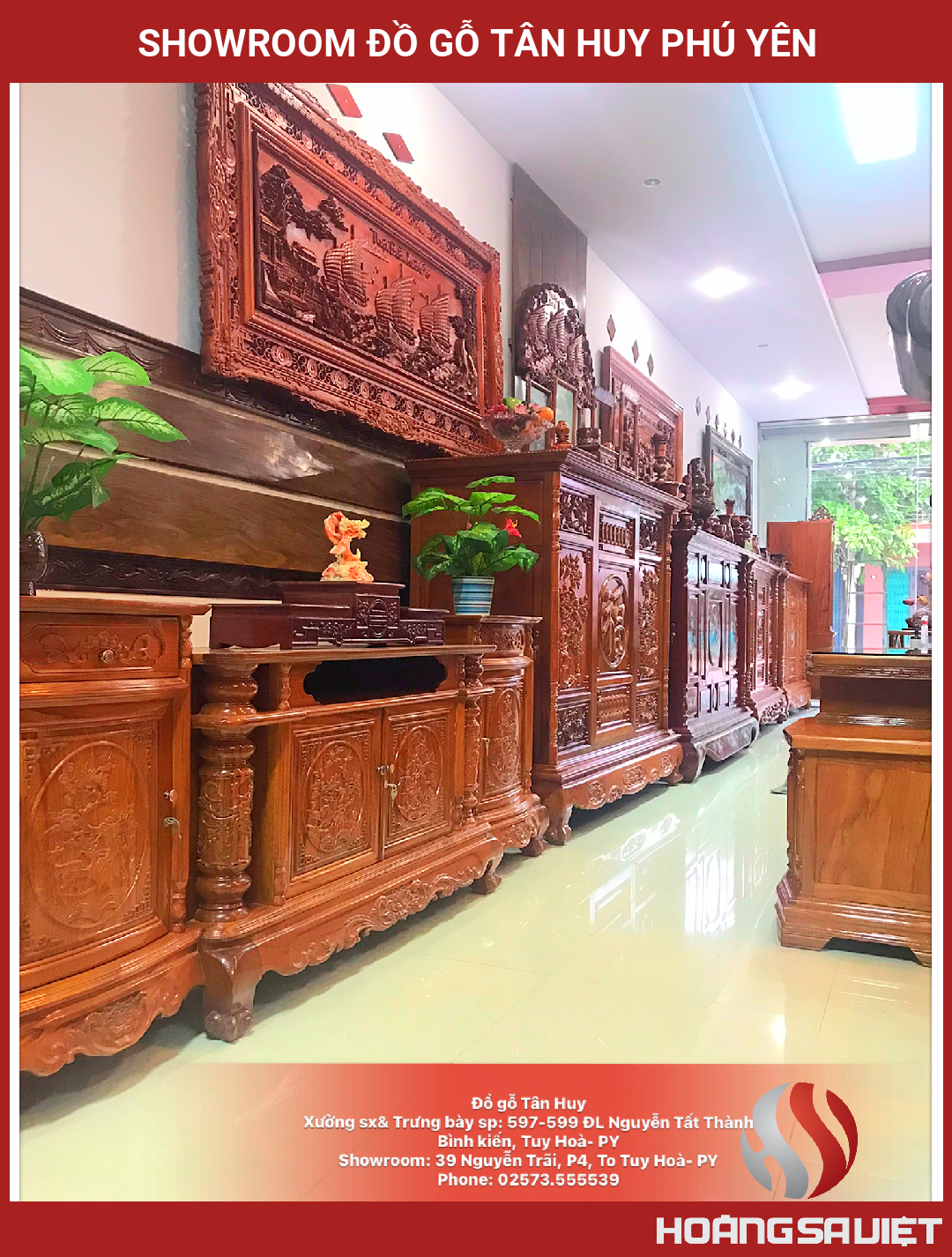 Showroom đồ Gỗ Tân Huy Phú Yên Showroom đồ Gỗ Tân Huy Phú Yên
