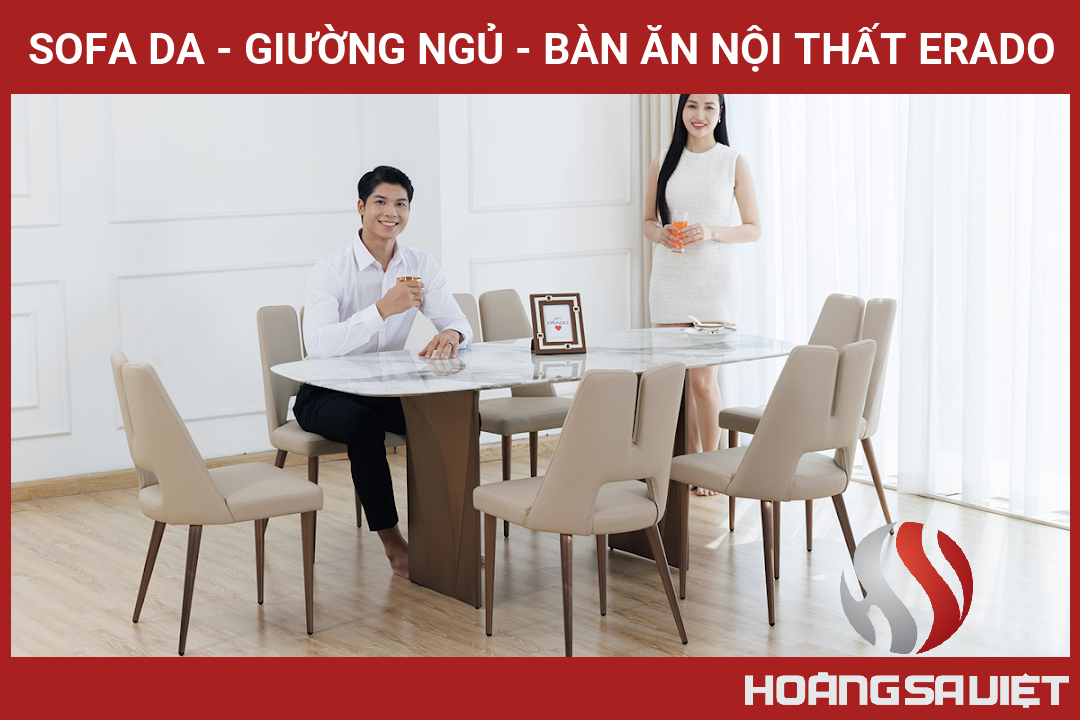Sofa Da - Giường Ngủ - Bàn Ăn Nội Thất Erado Sofa Da - Giường Ngủ - Bàn Ăn Nội Thất Erado