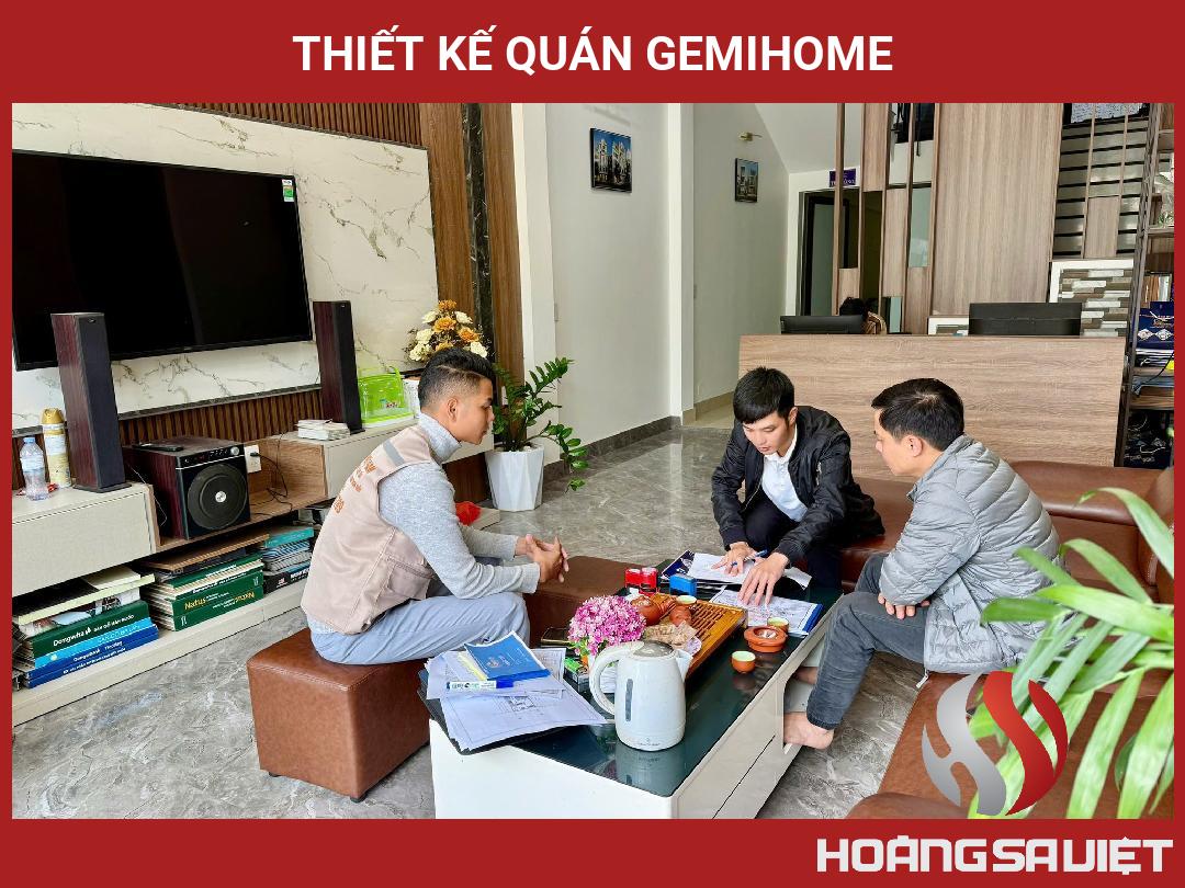 THIẾT KẾ QUÁN GEMIHOME THIẾT KẾ QUÁN GEMIHOME