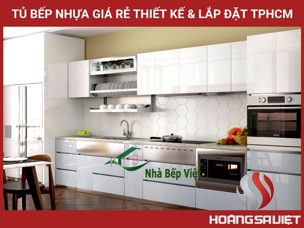 TỦ BẾP NHỰA GIÁ RẺ THIẾT KẾ & LẮP ĐẶT TPHCM TỦ BẾP NHỰA GIÁ RẺ THIẾT KẾ & LẮP ĐẶT TPHCM