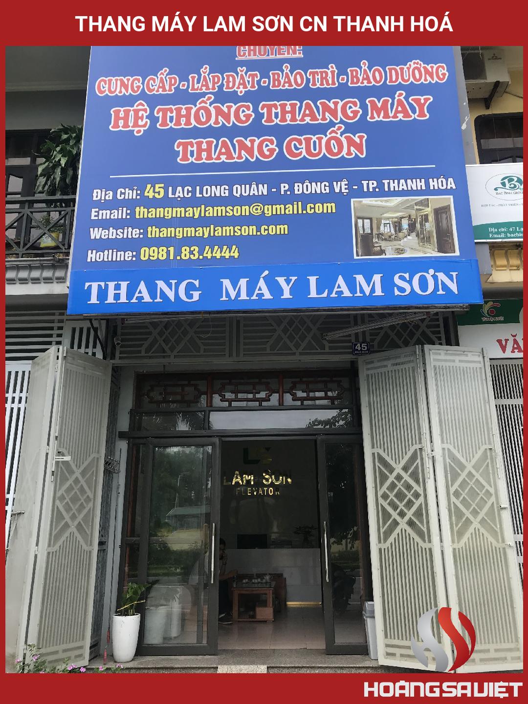 Thang Máy Lam Sơn CN Thanh Hoá Thang Máy Lam Sơn CN Thanh Hoá