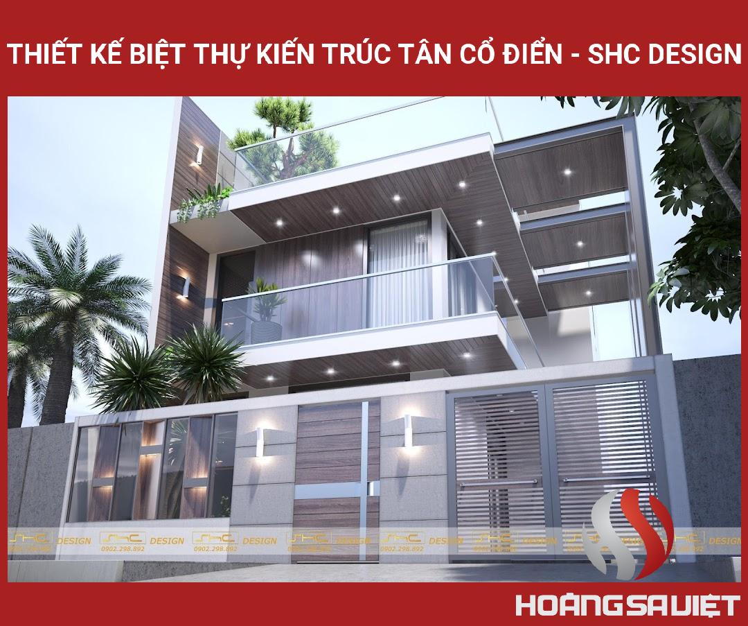 Thiết Kế Biệt Thự Kiến Trúc Tân Cổ Điển - SHC Design Thiết Kế Biệt Thự Kiến Trúc Tân Cổ Điển - SHC Design