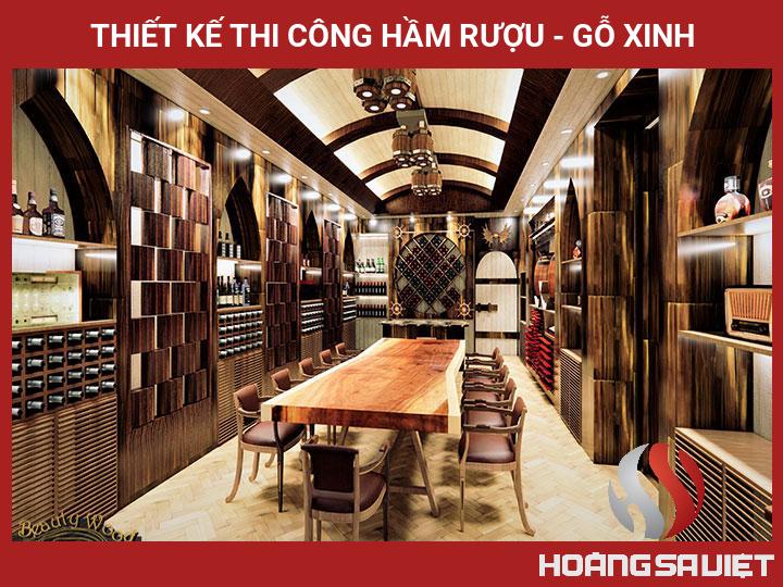 Thiết Kế Thi Công Hầm Rượu - Gỗ Xinh Thiết Kế Thi Công Hầm Rượu - Gỗ Xinh