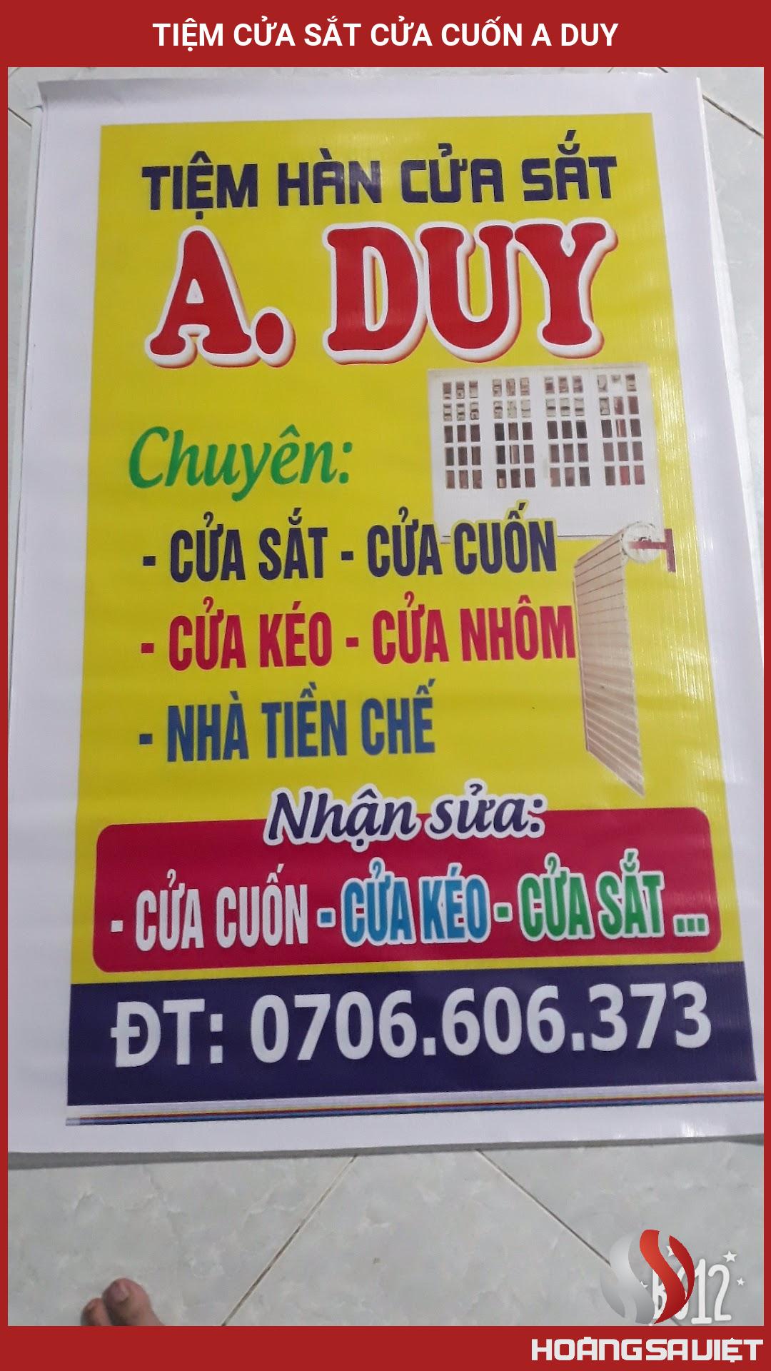 Tiệm Cửa Sắt Cửa Cuốn A Duy Tiệm Cửa Sắt Cửa Cuốn A Duy