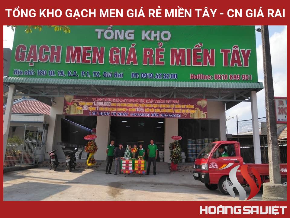 Tổng Kho GẠCH MEN GIÁ RẺ MIỀN TÂY - CN Giá Rai Tổng Kho GẠCH MEN GIÁ RẺ MIỀN TÂY - CN Giá Rai