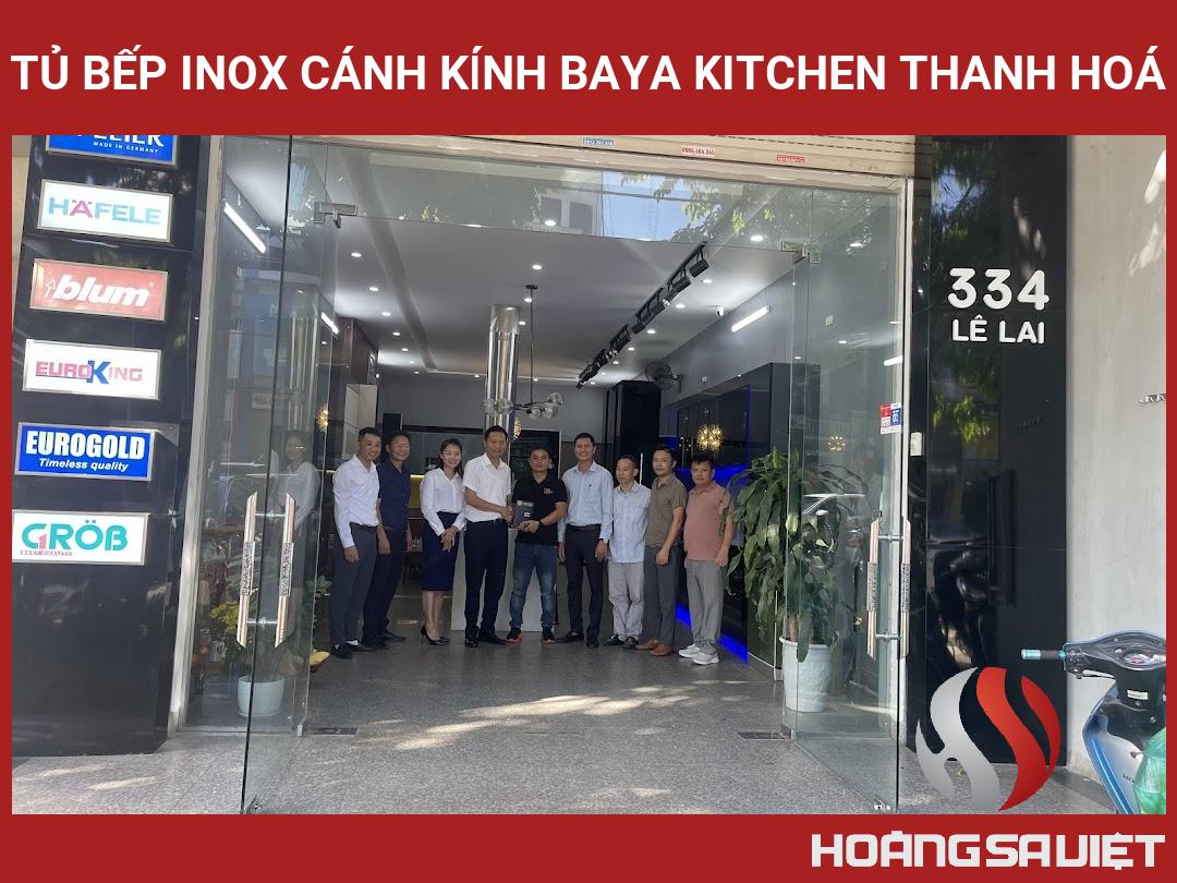 Tủ Bếp Inox Cánh Kính BAYA KITCHEN Thanh Hoá Tủ Bếp Inox Cánh Kính BAYA KITCHEN Thanh Hoá