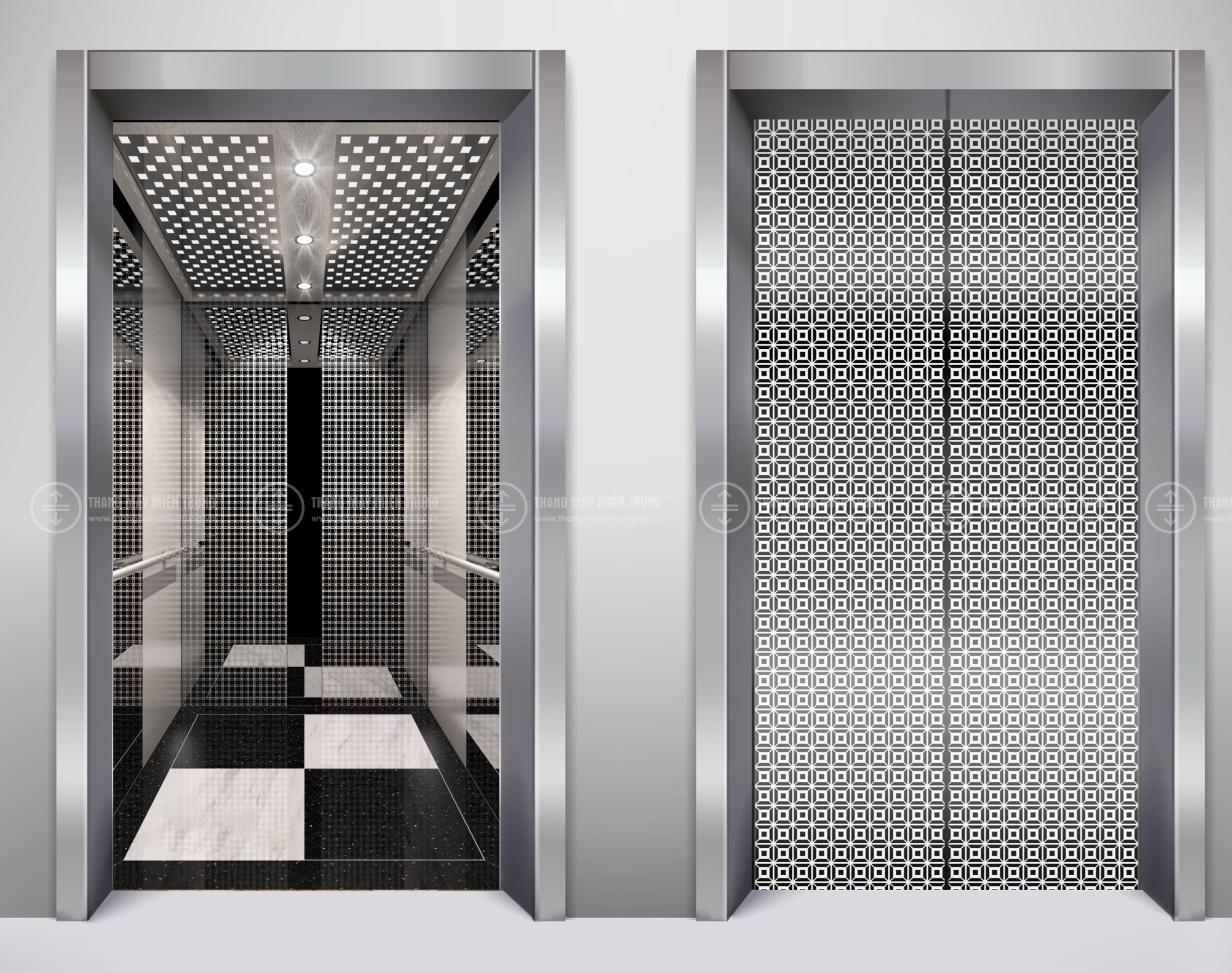 Bộ cửa tầng & khung bao