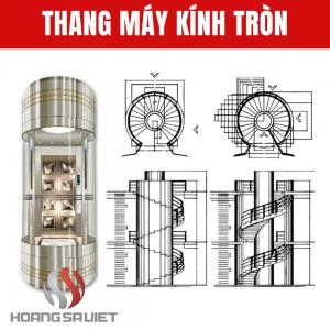 Thang Máy Tròn Vách Kính